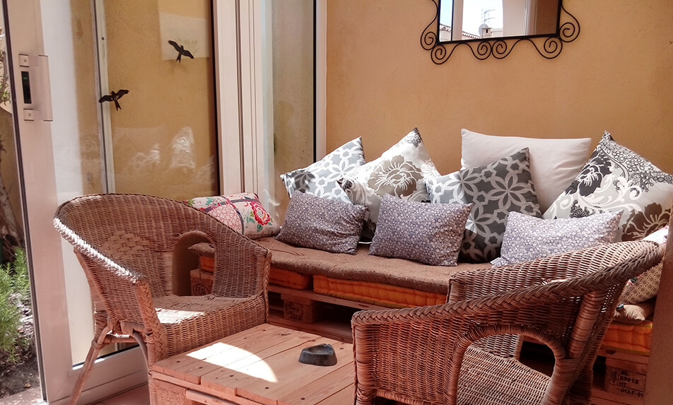 Naturist 3 rooms Villa rental in Cap d’Agde - La Palmeraie Gardens residence
